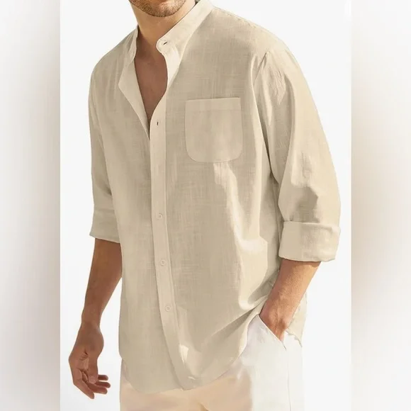 CooFandy Long Sleeve Button Down Shirt - NWT - Size XXL - Picture 1 of 11